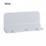 Seinale kinnitushoidja laadija konksu riputatava aluse kronsteini dokk nutitelefoni mobiiltelefonile tahvelarvuti hoidja seinale kleebitud valge