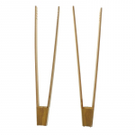 2 tk Bambusest Klamber Toiduvalmistamine K&ouml;&ouml;gitangid Toidu BBQ T&ouml;&ouml;riist Steik Kook Puidust Klamber 28.2*1.2*6cm