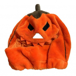 Halloweeni k&otilde;rvitsa mootorratta kiivri kate hea n&auml;htavusega tolmukindel pl&uuml;&uuml;s multikas Pumpkin peaga mootorratta t&auml;iskiiver oranž