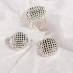 H&otilde;bedane &otilde;&otilde;nes lai versioon avatud r&otilde;nga nupp Liialdatud k&otilde;rvar&otilde;ngad Blogger Doudou Sama 373 adjustable opening