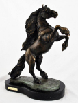 Bay Horse - exclusive horse figurine, luxury interior decoration, unique edition of Art-Dog brand figurines