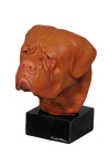 Dogue de Bordeaux, French Mastiff, Bordeauxdog - painted figurine, statue, figure, made by the artist, brand Art-Dog