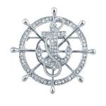 Uus k&otilde;rgekvaliteediline kivikristalltool, ankur, pross, meeste &uuml;likond, mantel rev&auml;&auml;rin&otilde;elad, rinnakorv luksuslikud ehted.