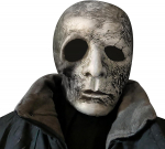 Halloweeni pealuu mask hirmutav lateks t&auml;ispea realistlikud maskid uhke kleit Halloweeni karnevali kost&uuml;&uuml;mipeoks beež