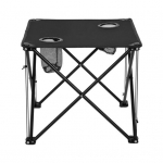 Tugeva j&otilde;uga matkamise kokkupandav laud 2 tassihoidja metallraamiga Oxfordi riidest lauaarvuti multifunktsionaalne kalastuslaud kokkupandav v&auml;ligrill punane