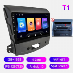 Autoraadio Android Auto Carplay Mitsubishi Outlander XL 2007-2012 Multimeediumipleieri peakomplekt Stereo GPS Navigatsioon BT WIFI 2+32GB 1+16GB,A