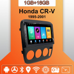 Android Carplay Autoraadio Honda CR-V 1995-2001 jaoks Multimeediam&auml;ngija Peak Unit Stereo GPS-navigatsioon BT WIFI 2+32GB 1+16GB