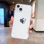 Naljakas armas China Panda l&auml;bipaistev telefoni&uuml;mbris iPhone16 15 14 13 12 11 Pro MAX p&otilde;rutuskindlate kaante jaoks For iphone 15