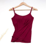 Suvised varrukateta polsterdatud s&auml;rgi rihm, naiste p&uuml;ksid, sisseehitatud rinnahoidja L