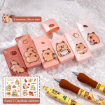 6 TK/Komplekt Vaikne Vaikne Kattega Teip Kapibara Parandus Kirjatarbed Parandusteip &Otilde;pilase Kingitus roosa