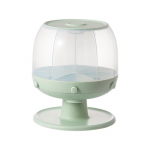 P&ouml;&ouml;rlev riisikapp kodumajapidamises kasutatav putukakindel ja niiskuskindel suletud riisikarbi hoiupaagi vaheseina hoiukast valge