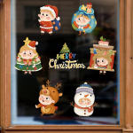 2024. aasta j&otilde;ulude aknakleebised J&otilde;uluvana j&otilde;ulupuu multifilm Klaaskleebis H&auml;id j&otilde;ule, uut aastat P&uuml;hadekaunistused koju A