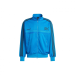 Adidas Originals 83-C Kolme triibu logoga tikitud p&uuml;stkraega lukuga spordijakk Meeste jakk Sinine IA2468 XS