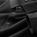 Mooruspuu siidist pikkade varrukatega polos&auml;rk Meeste &auml;riline vabaaja &uuml;hev&auml;rviline p&otilde;hjaga s&auml;rk S&uuml;gis- ja talvine T-s&auml;rk Kerge luksuslik meeste riided M