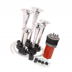 12V 130db 5 Trompet Musical Jazz Air Horn Kit automaasturi veoauto kaubiku jaoks