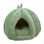 Cat Cave Bed in Pumpkin , Cozy House for Kittens and Small Dogs S