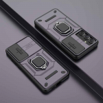 Coque Samsung A55 &uuml;mbrisele p&otilde;rutuskindel Armour Slide Lens Protect Holder telefoni kate Samsung Galaxy A15 A25 A35 A55 A 55 M15 M35 M55 5G jaoks For Samsung A15 must