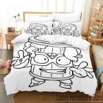 3D Prindi Super Zings Voodipesu Komplekt Poistele T&uuml;drukutele &Uuml;heinimese Queen King Suuruses Tekikott Padjap&uuml;&uuml;r Voodi poisid T&auml;iskasvanud Kodu Tekstiilextile EU Single 135x200cm