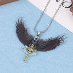 Auto tahavaatepeegel rippuv ornament Eagle Jesus Cross auto ripats auto sisekujundus ornament auto tarvikud one size