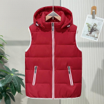 S&uuml;gis- ja talvine meeste vest sule puuvillane jope &otilde;lad soe vest v&auml;limine kandmine hobuse jope 4XL punane