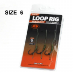 3 tk Karpkala P&uuml;&uuml;gi Aasaga Rigs 35lb/15.9kg Valmis S&otilde;lmitud Pehme Konksu Otsa Sektsioonid Kaardus S&auml;&auml;rega Konks Suurus 2 4 6 Karpkala P&uuml;&uuml;gitarvete jaoks