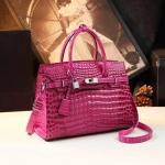 K&otilde;rgl&auml;ikega kaarekujuline nahast krokodillimustriga lukk plaatina kotikott Suure mahutavusega kaasaskantav &uuml;he &otilde;laga messengerkott One Size