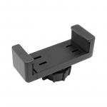 Reaalajas mobiiltelefoni hoidik kahe klambri reguleerimisega disc bracket single pull chuck must