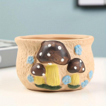 Seenekujundusega lillepott, loominguline seenekaunistusega taimepott, mahlakad lillepott, potikonteiner