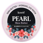 Koelf, pearl shea butter hydrogel eye patch, 60 patches black