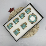 Euroopa Kerge Luksus Espresso Tass Alustass Keraamiline Phnom Penh Luuportselanist Komplekt L&auml;&auml;nelik Teejoomise Komplekt Teetassi Komplekt Inglise P&auml;rastl&otilde;unane Tee <200ml