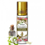 Herbexo Chameli Attar - Natural Jasmine Attar Original for Pooja - Pure Aromatic Scent for Spiritual Use and Meditation - 10 ml Glass Bottle