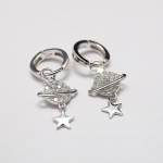 Planet Pendant Earrings for Women Japanese and Korean Temperament Earrings New Trendy Planet Earrings Earrings