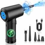 51000 RPM Protable &otilde;hutolmupuhur arvuti puhastamiseks LED-valgustusega juhtmeta suru&otilde;hupuhur arvuti arvutitele Klaviatuuri puhastus must