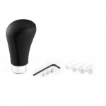 Universaalne Auto Manuaalk&auml;igukangi Nupp K&auml;iguhoob Punane Must &Otilde;mblus PU Nahk K&auml;igukang Auto Sisustusosad Hondale