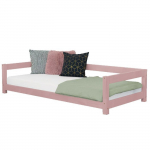 Lit enfant STUDY 90 x 190 rose pastel