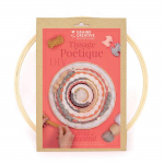 Kit m&eacute;tier &agrave; tisser rond - Po&eacute;tique - 30 x 30,5 cm