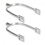 Hobuse kannused tsingisulamist inglise stiilis ratsutamishobuse tarvik koos p&ouml;&ouml;ratava vaskrulliga