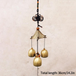 Metallist tuulekell Jaapani toakaunistus Retro tuuleheli rippuv ornament Tuulekellad Koduaia &otilde;ue &otilde;ue ripatsid