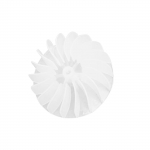 V&auml;ikese v&otilde;imsusega plastikust ventilaatorileht 18 lehte Power F&ouml;&ouml;ni mootori ventilaatori leht f&ouml;&ouml;ni mootoritarvikutele One Size valge