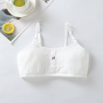 T&uuml;drukud Puuvillane Aluspesu Rinnahoidja Laste Aluspesu Aluspesu Teen Training Bra valge