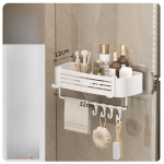 Alumiiniumisulamist vannitoariiulid stantsivabad paksendatud statiiv Seinale kinnitatav nurgariiul Vannitoatarvikud Du&scaron;ikabiin