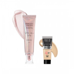 FACESCANADA Rose Glow Kit | Rose Gold Strobe kreem (30 ml) + Absolute Ivory All Day Hydra Matte Mini keskmise katvusega jumestuskreem (15 ml)
