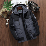 Talveparkad Meestele Soe Paks Tuulekindel Jakk Meestele Kvaliteetne Mitmetaskuline Kapuutsiga Mantel Meeste Veekindel Pealisr&otilde;ivas M -9xl 7XL black