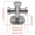 Uus Marine &Uuml;hekordne Ristpoller Moorimisristbitt Klamber 316 Roostevaba Teras Tekivarustuse Tarvikud Paadile Jaht Kiirpaat