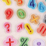 Self-Adhesive Computer Labels for Math Operations patch 24pcs 24pcs