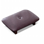 1 tk puidust Ameerika stiilis elutoa v&auml;ike kohvikinga vahetamise madal pehme nahast jalatugi