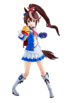 TAMASHII NATIONS Uma Musume Pretty Derby Tokai Teio 125mm v&auml;rvitud liigendatud figuur S.H.Figuarts u.. ABS ja PVC blue