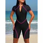 2025 Slim Rush Guard Surfi Ujumistrikoo Naised &Uuml;heosaline Lukuga Must Ujumisr&otilde;ivas Naissoost Suplejad Suplemine Ujumine Ujumiskost&uuml;&uuml;m L