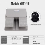 YDT1-18/15 kahe pedaaliga alumiiniumist jalgl&uuml;liti painutus- ja l&otilde;ikamismasinate jaoks