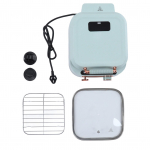 Elektriline Sise Grill Puuviljaroheline Kahepoolne Kuumutamine 70mm S&uuml;gavus 3L 1800W Elektriline Grillpann L